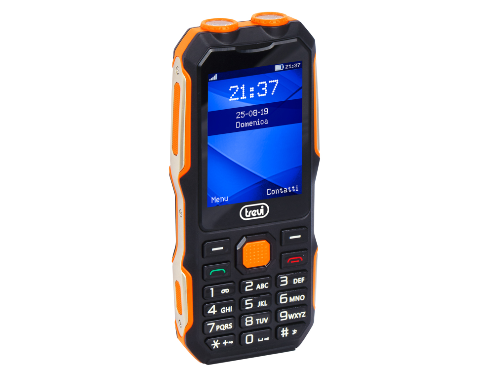 Trevi Forte 70 6.1 cm (2.4") Negro. Naranja - detalle