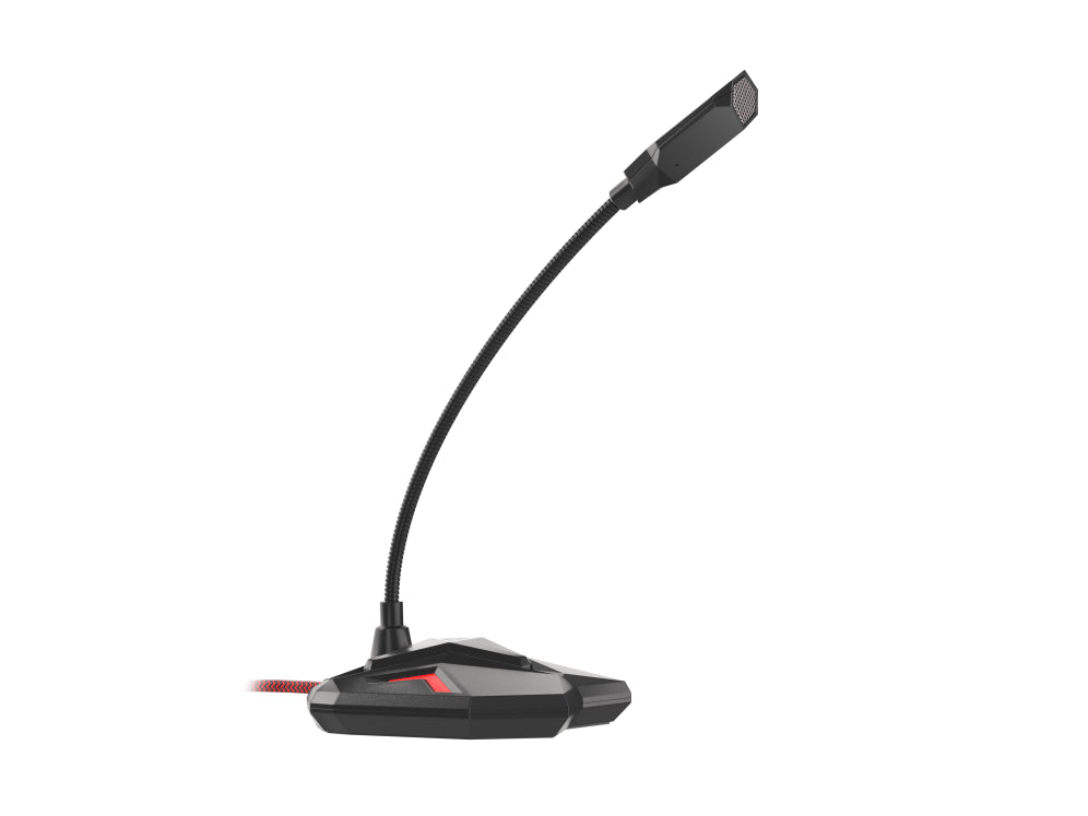 GENESIS Radium 100 Negro. Rojo Micrófono para PC