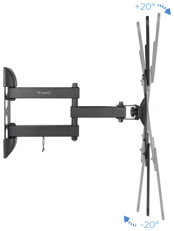 TooQ LP6055TN-B soporte para TV 139.7 cm (55") - detalle