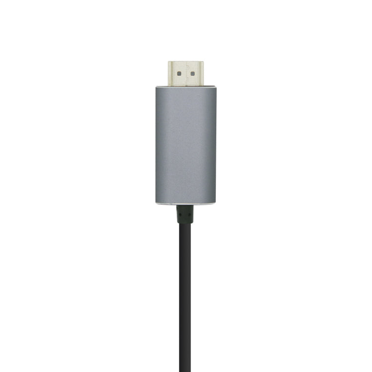 AISENS Cable convertidor USB-C a HDMI 4K@60HZ. USB-C/M-HDMI/M. Negre. 0.8m