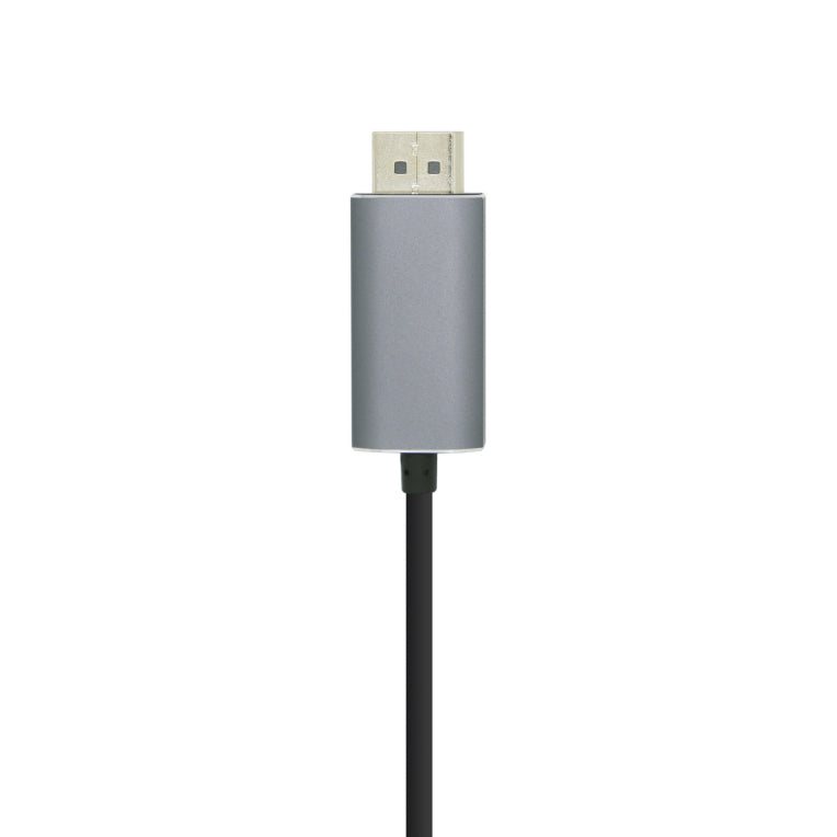 AISENS Cable convertidor USB-C a Displayport 4K@60HZ. USB-C/M-DP/M. Negre. 1.8m