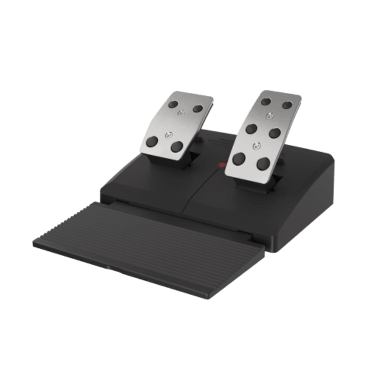 GENESIS Seaborg 400 Negro. Plata USB Volante + Pedales Nintendo Switch. PC. PlayStation 4. Playstation 3. Xbox 360. Xbox One. Xbox One S. Xbox One X - detalle