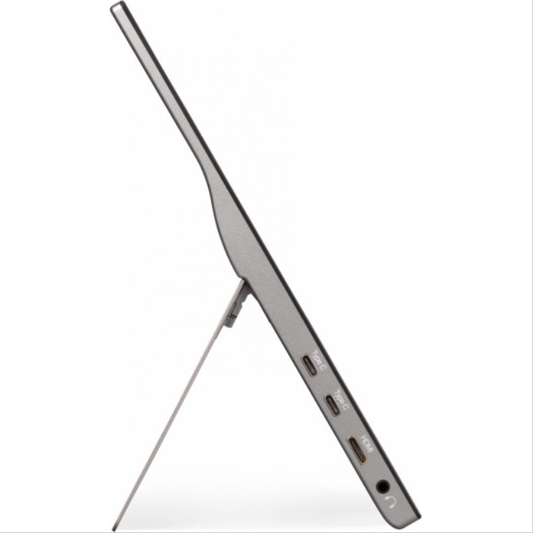 Monitor para PC Viewsonic TD1655, 39,6 cm (15,6"), 1920 x 1080 píxeles, pantalla táctil LED Full HD, multiusuario, negro/prateado