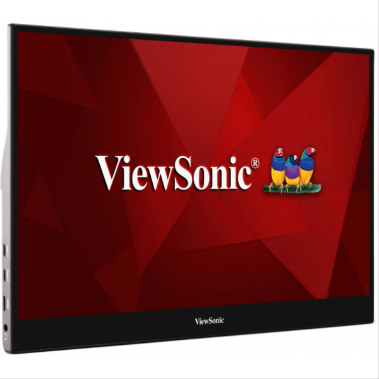 Monitor para PC Viewsonic TD1655, 39,6 cm (15,6"), 1920 x 1080 píxeles, pantalla táctil LED Full HD, multiusuario, negro/prateado