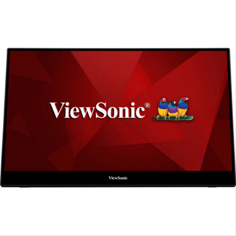 Monitor para PC Viewsonic TD1655, 39,6 cm (15,6"), 1920 x 1080 píxeles, pantalla táctil LED Full HD, multiusuario, negro/prateado