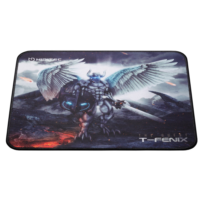 Teclado mecánico Hiditec GK400 + rato para xogos Blitz + alfombrilla de rato T-Fenix