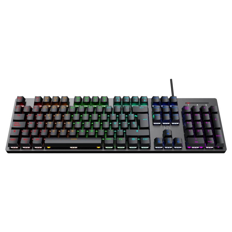 Teclado mecánico Hiditec GK400 + rato para xogos Blitz + alfombrilla de rato T-Fenix