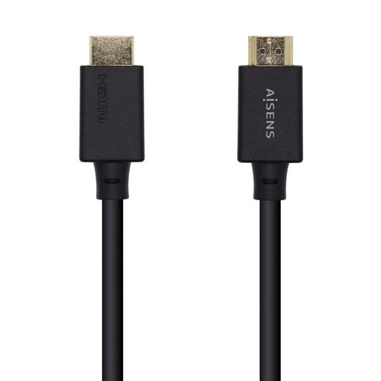 AISENS Cable HDMI V2.1 Ultra Alta Velocidad / HEC Certificado 8k@60Hz 48Gbps. A/M-A/M. Negro. 1.5m