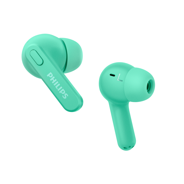 Philips 2000 series TAT2206GR/00 auricular y casco Auriculares True Wireless Stereo (TWS) Dentro de oído Llamadas/Música Bluetooth Turquesa - detalle