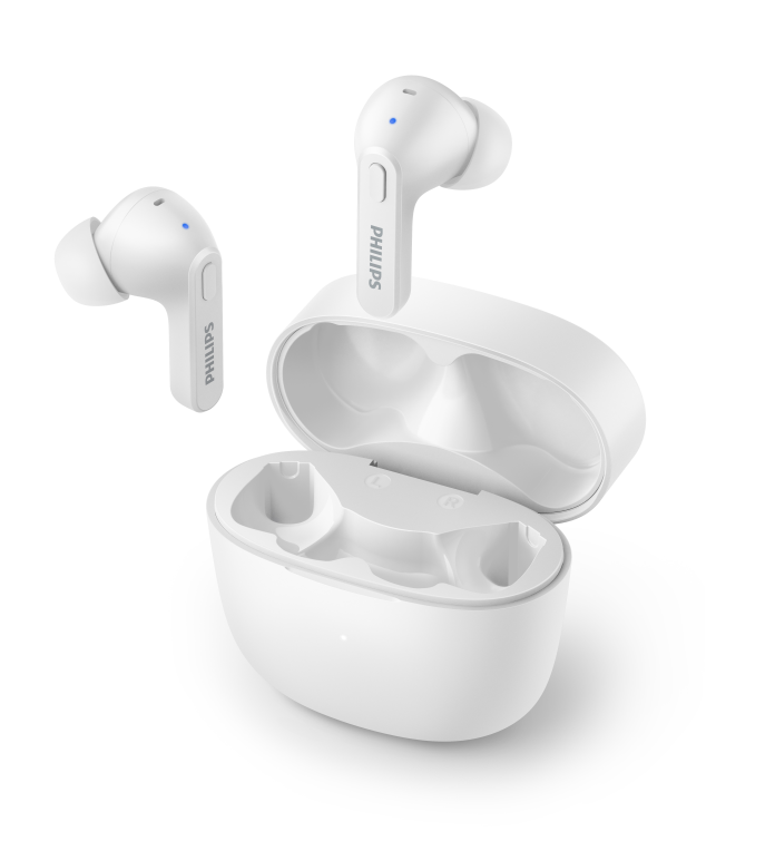 Philips 2000 series TAT2206WT/00 auricular y casco Auriculares True Wireless Stereo (TWS) Dentro de oído Llamadas/Música Bluetooth Blanco - detalle