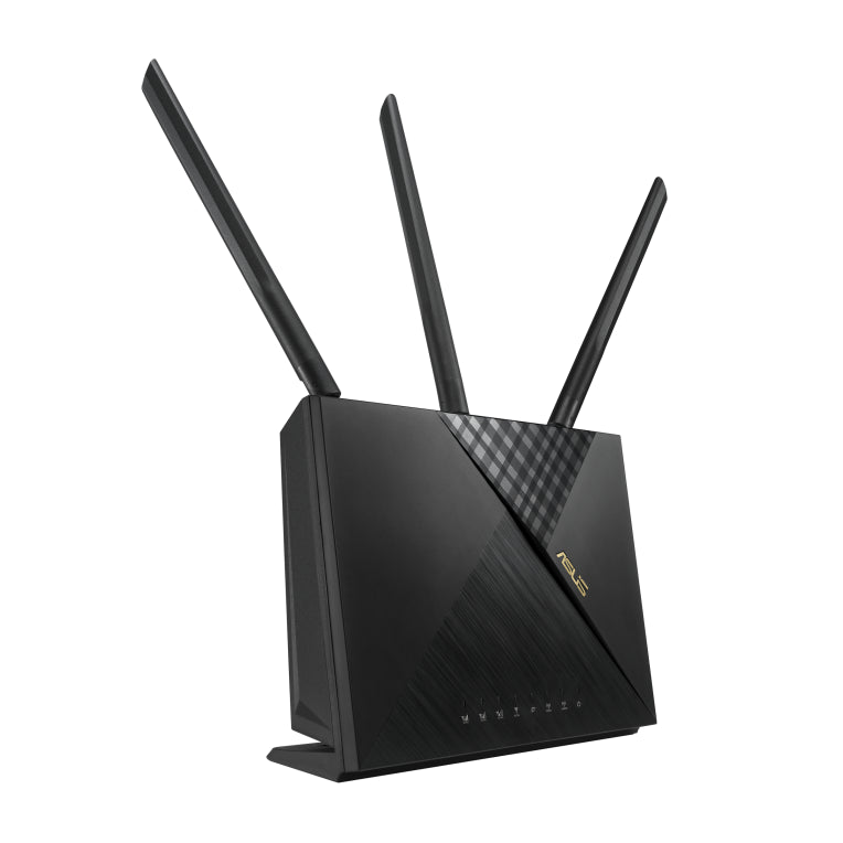 ASUS 4G-AX56 router inalámbrico Gigabit Ethernet Doble banda (2.4 GHz / 5 GHz) Negro