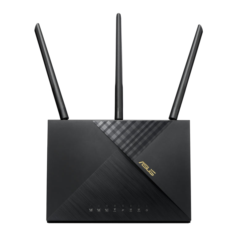 ASUS 4G-AX56 router inalámbrico Gigabit Ethernet Doble banda (2.4 GHz / 5 GHz) Negro