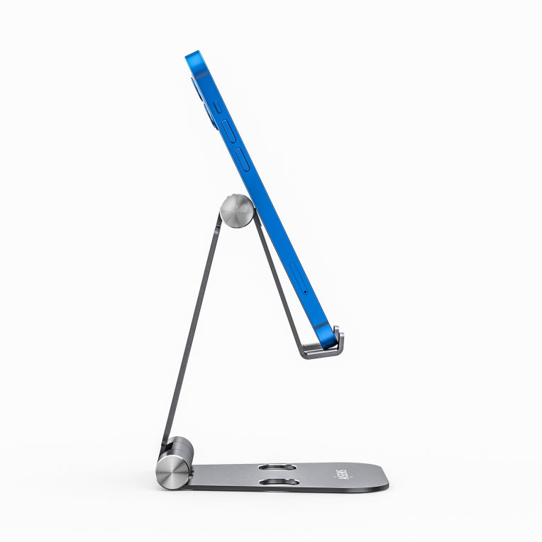 AISENS Soporte De Sobremesa Tamaño XL Ajustable (2 Pivotes) Para Movil / Tablet. Gris