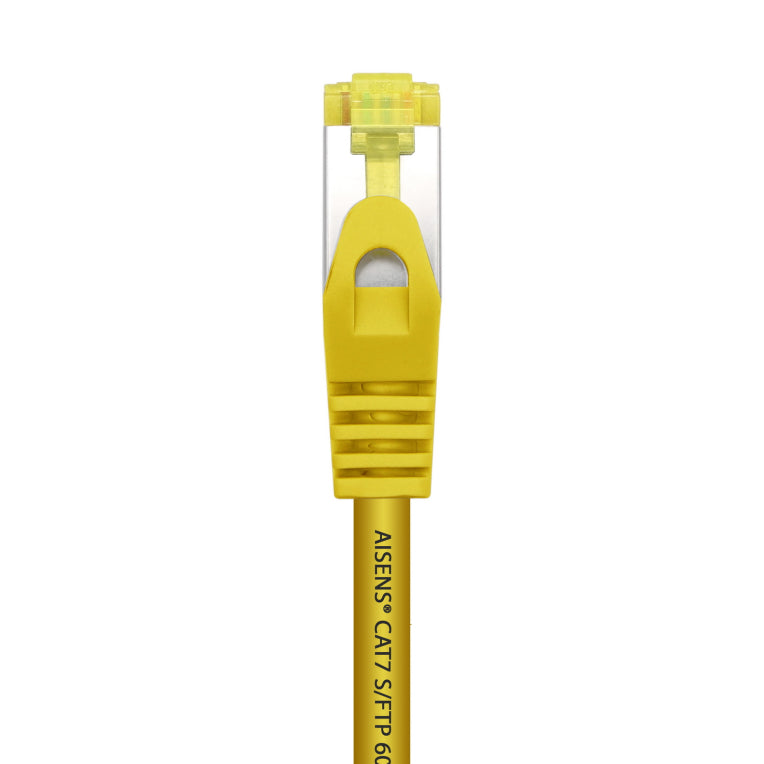 AISENS Cable De Red Latiguillo RJ45 LSZH Cat.7 600 MHz S/FTP PIMF AWG26. Amarillo. 0.5 m