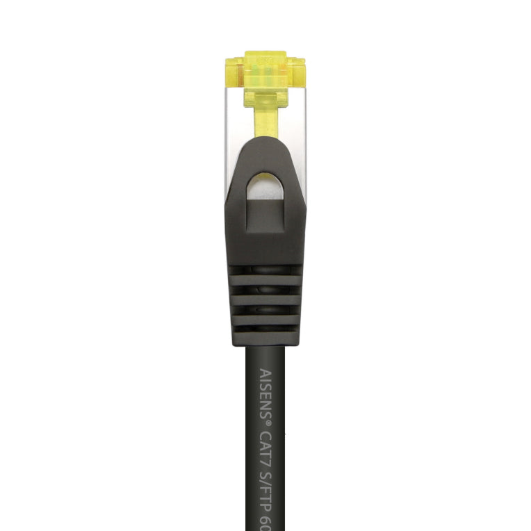 AISENS Cable De Red Latiguillo RJ45 LSZH Cat.7 600 MHz S/FTP PIMF AWG26. Negro. 2.0 m