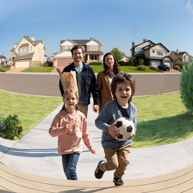 Timbre con vídeo Eufy 1080p negro e branco