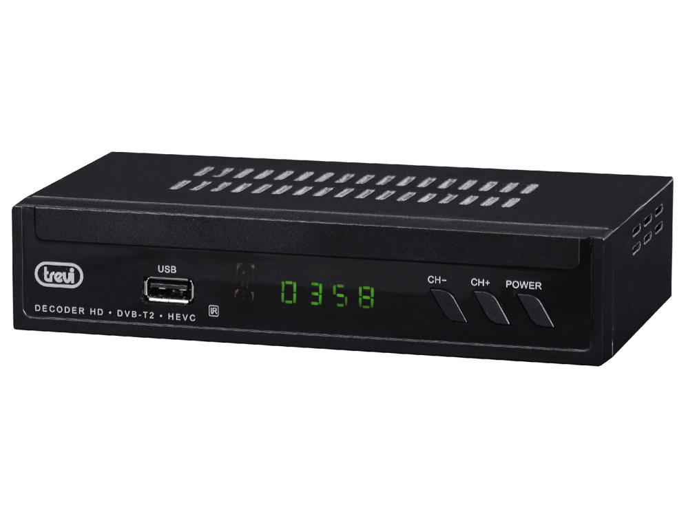 Trevi HE 3378 T2 Terrestre HD Negro - detalle
