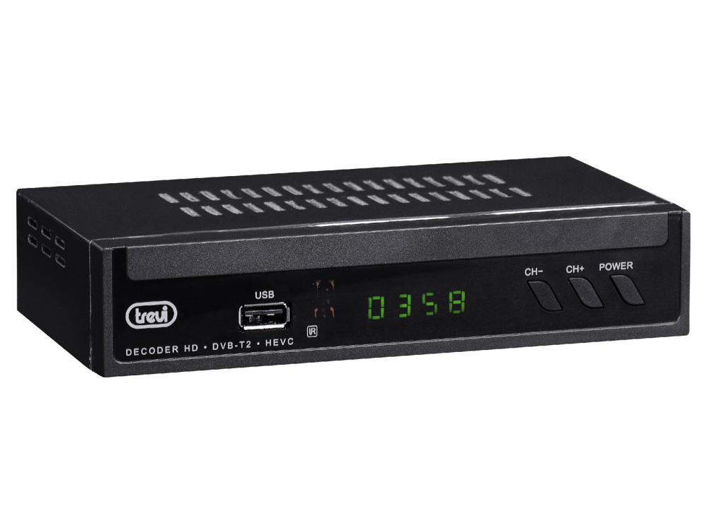 Trevi HE 3378 T2 Terrestre HD Negro - detalle