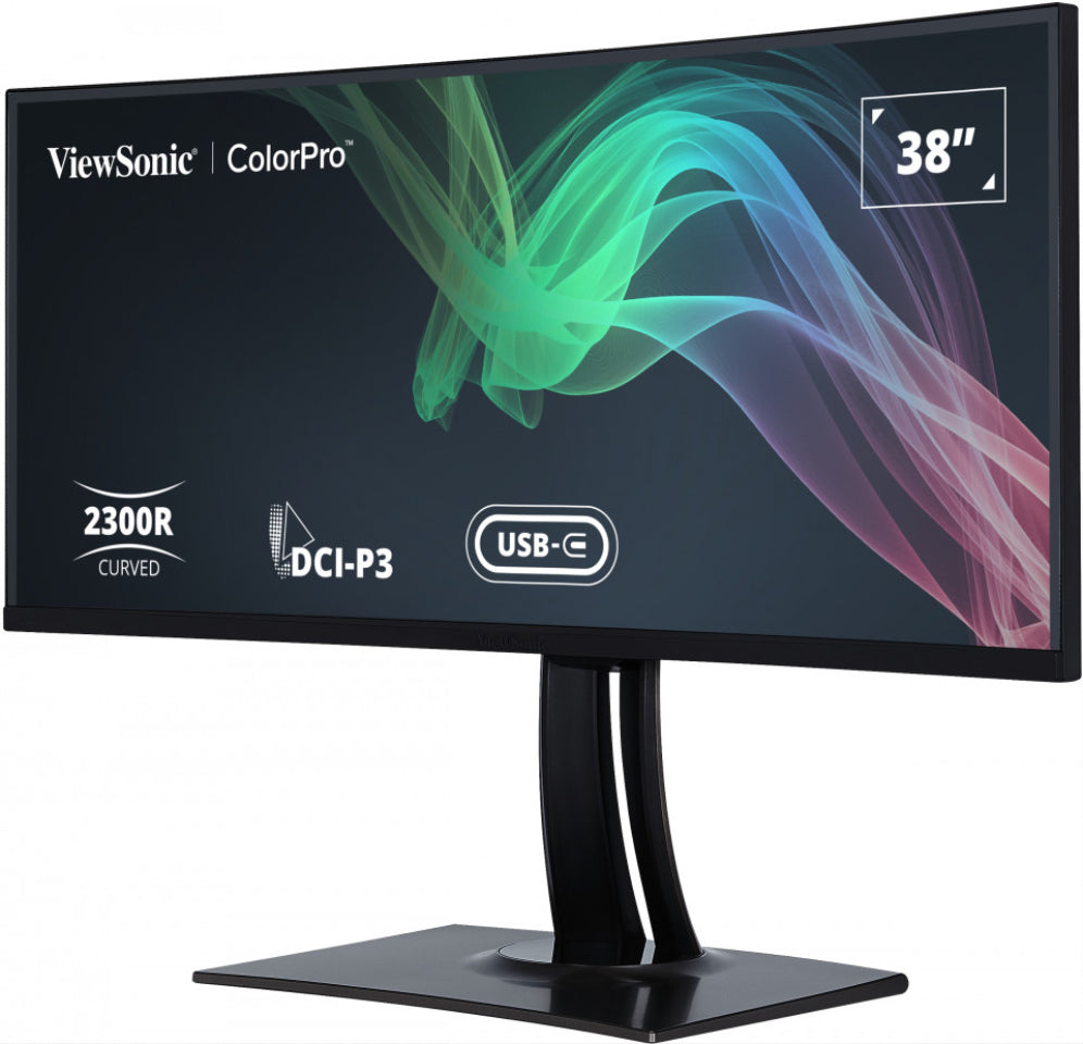 Pantalla para PC Viewsonic VP3881A de 96,5 cm (38"), 3840 x 1600 píxeles, Quad HD+ LED, negra