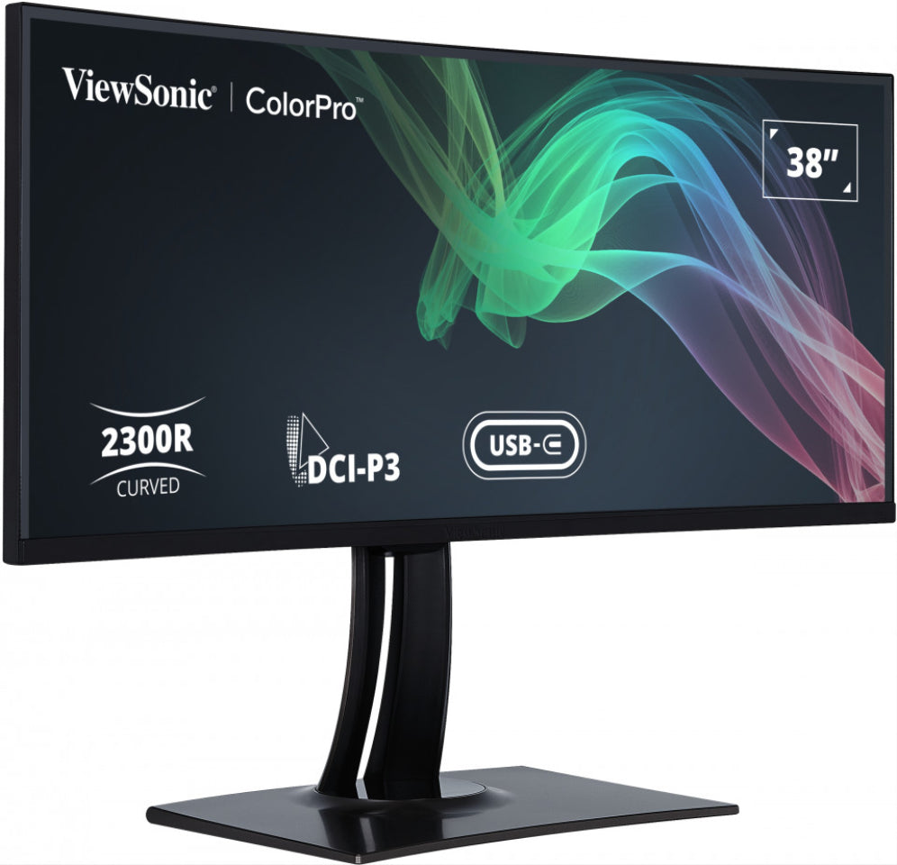Pantalla para PC Viewsonic VP3881A de 96,5 cm (38"), 3840 x 1600 píxeles, Quad HD+ LED, negra