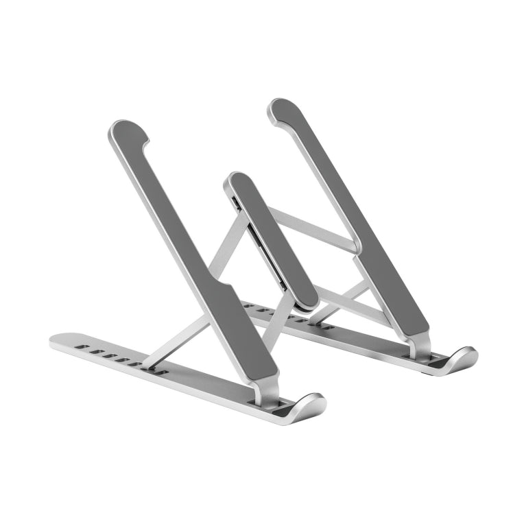 AISENS Soporte De Sobremesa Ajustable Para Portatil / Tablet. Plata