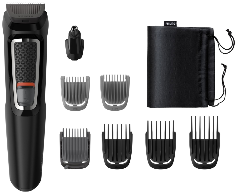 Philips MULTIGROOM Series 3000 MG3730/15 cortadora de pelo y maquinilla Negro Níquel-metal hidruro (NiMH) - detalle