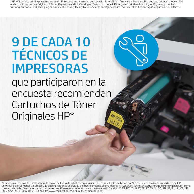 HP Cartucho de tóner original LaserJet 201X cian de alta capacidad