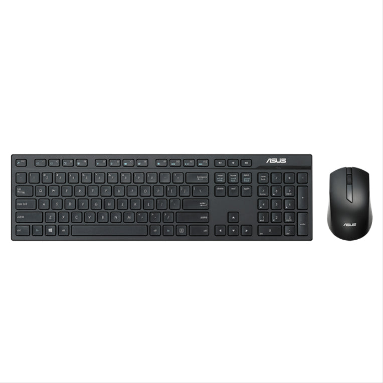 ASUS W2500 teclado Ratón incluido Juego RF inalámbrico QWERTY Negro