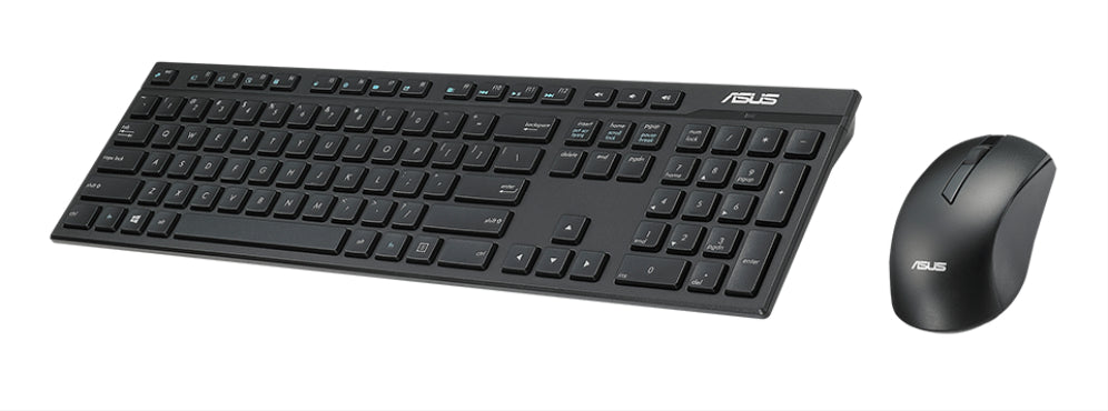 ASUS W2500 teclado Ratón incluido Juego RF inalámbrico QWERTY Negro