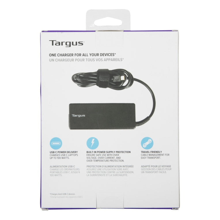 Targus APA108EU adaptador e inversor de corriente Interior 100 W Negro