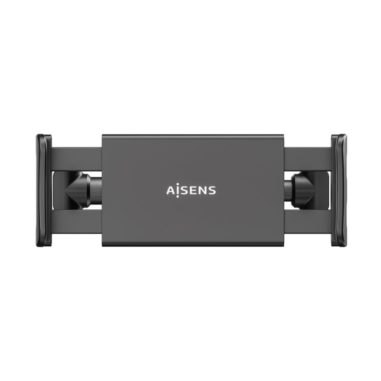 AISENS Soporte Coche Ajustable (1 Pivote) Para Reposacabezas Para Telefono / Tablet. Negro