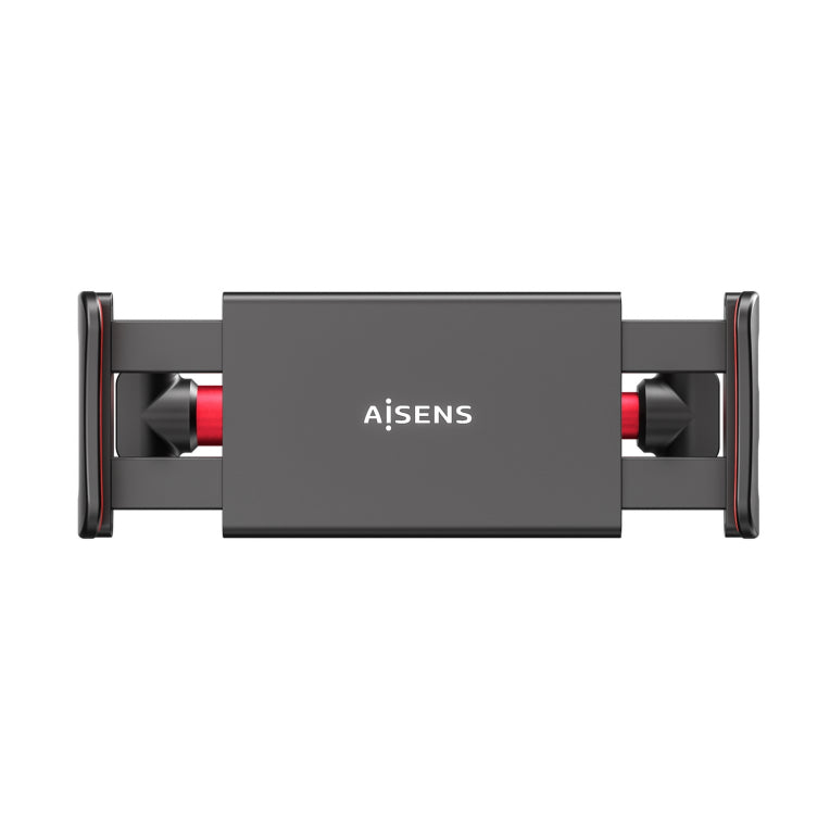 AISENS Soporte Coche Ajustable (1 Pivote) Para Reposacabezas Para Telefono / Tablet. Rojo