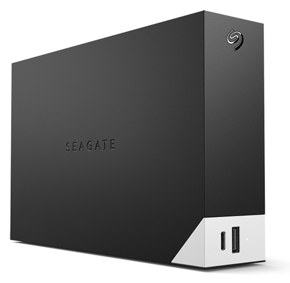Seagate One Touch Hub disco duro externo 8 TB USB Type-A / USB Type-C 3.2 Gen 1 (3.1 Gen 1) Negro. Gris - detalle