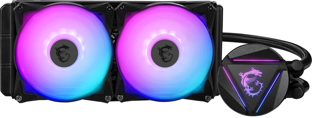 MSI MAG Coreliquid 240R V2 Carcasa del ordenador Enfriador 12 cm Negro - detalle