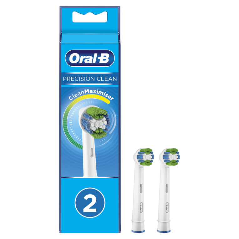 Oral-B Precision Clean 80338441 cepillo de cabello 2 pieza(s) Azul. Verde. Blanco