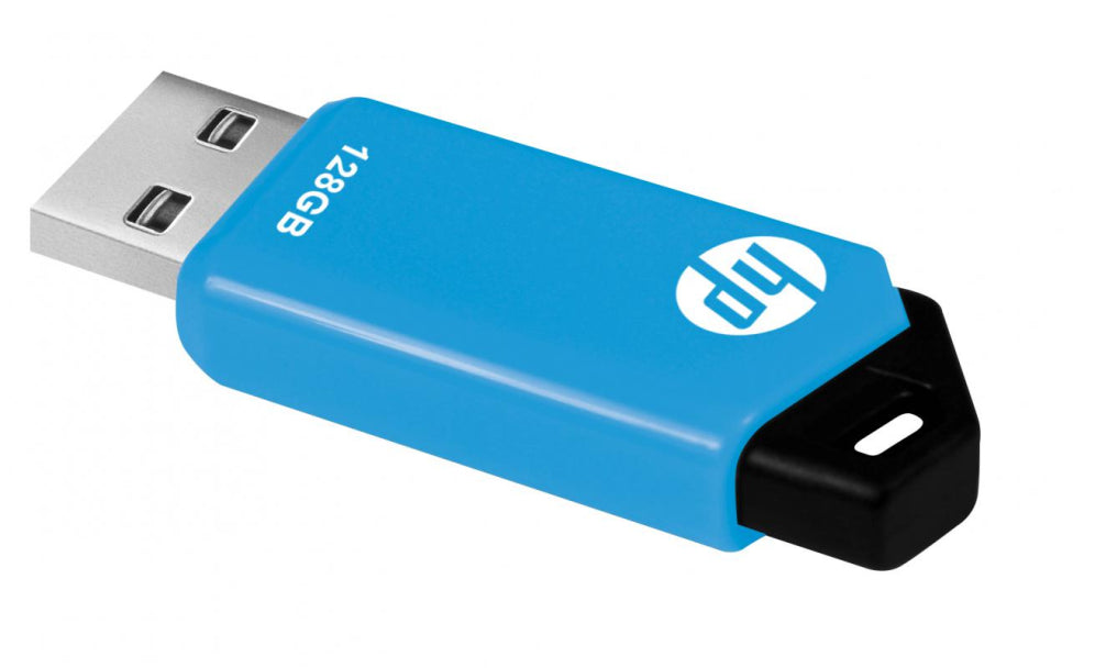 HP v150w unidad flash USB 128 GB USB tipo A 2.0 Negro. Azul