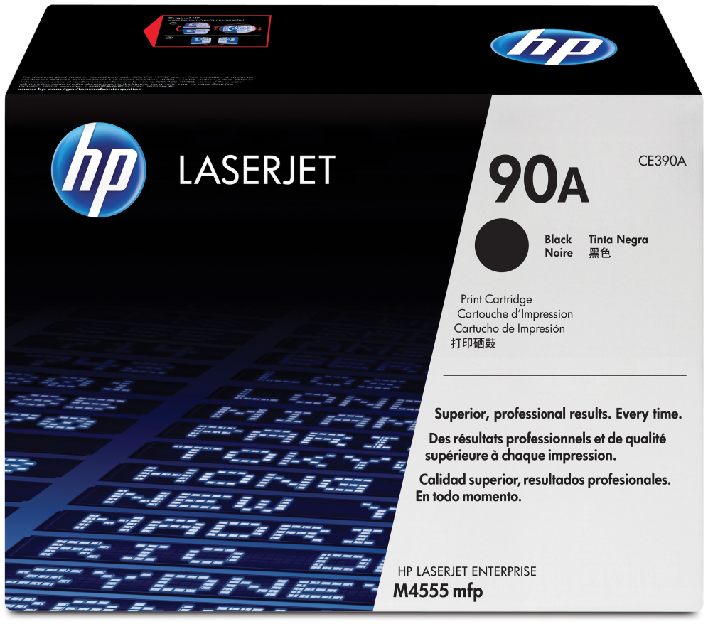 HP Cartucho de tóner original LaserJet 90A negro - detalle