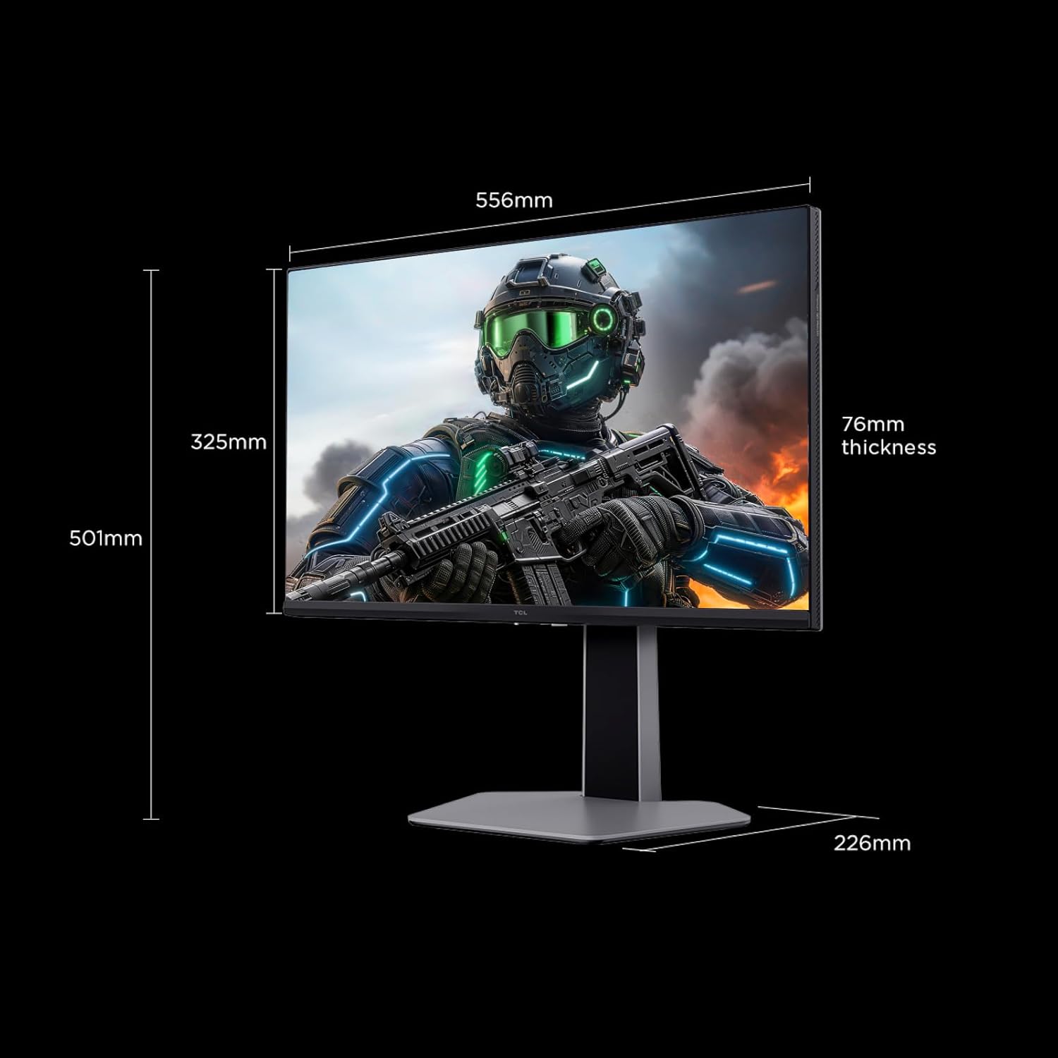 Monitor TCL 25G64 24.5" Mini LED Rapid IPS FHD 300Hz HDR600 FreeSync Premium