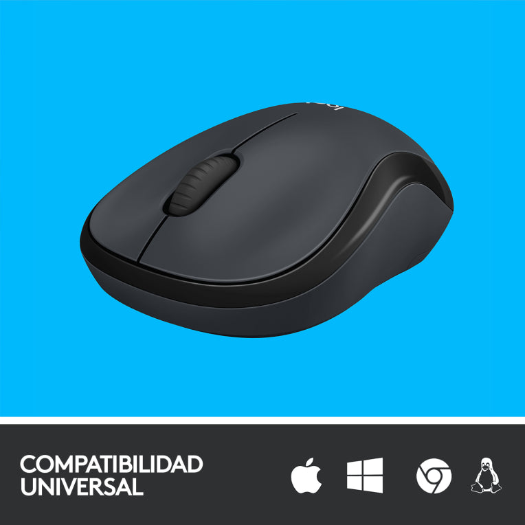 Logitech M220 Silent ratón Oficina Ambidextro RF inalámbrico Óptico 1000 DPI