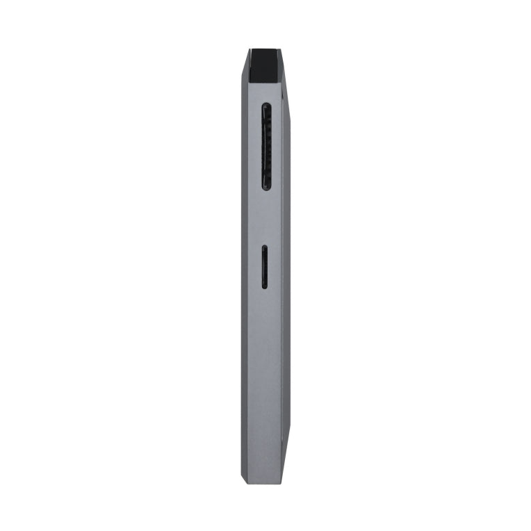 AISENS USB-C Dock 9 en 1. USB-C a 1x HDMI. 1xRJ45. 3x USB. 1x PD. 1x Audio. 1x SD. 1x Micro SD. Gris. 15 cm