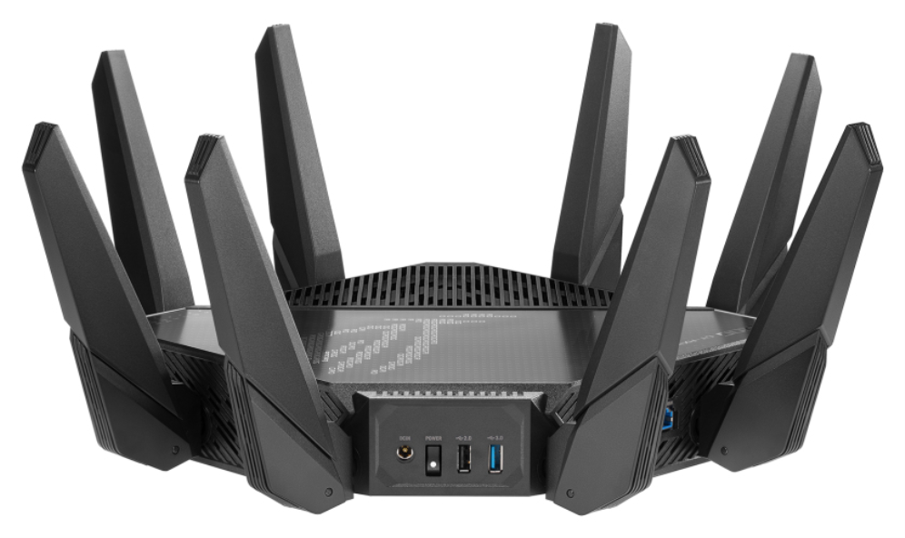 ASUS ROG Rapture GT-AX11000 Pro router inalámbrico Gigabit Ethernet Tribanda (2.4 GHz/5 GHz/5 GHz) Negro - detalle