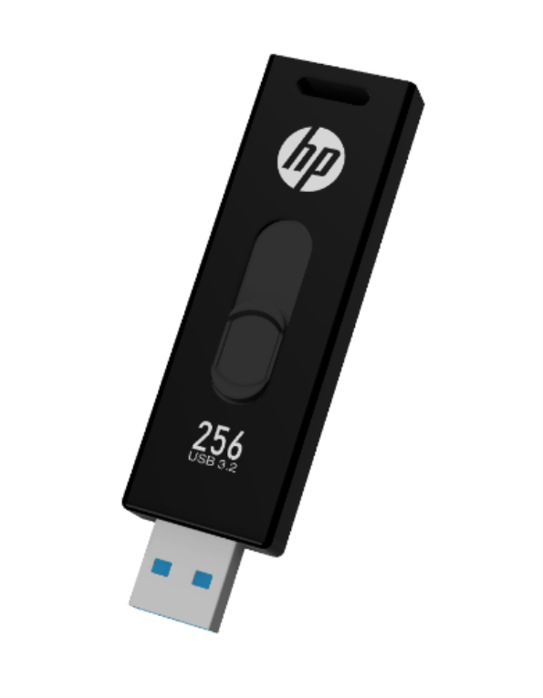 HP x911w unidad flash USB 256 GB USB tipo A 3.2 Gen 1 (3.1 Gen 1) Negro - detalle