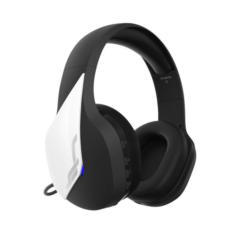 Auriculares de xogos sen fíos Zalman HPS700 brancos