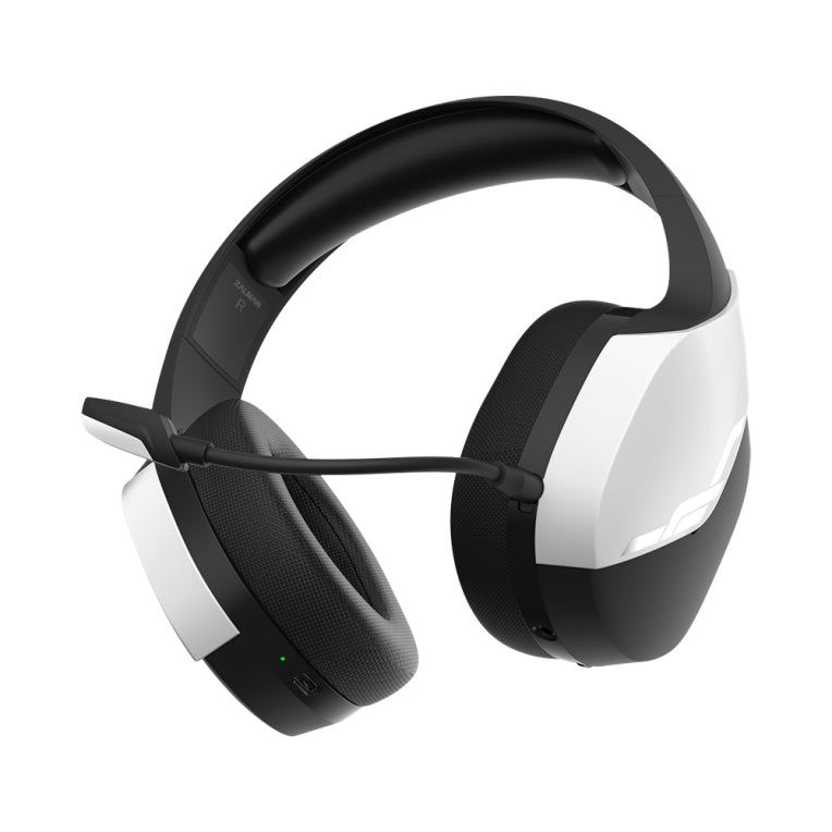 Auriculares de xogos sen fíos Zalman HPS700 brancos