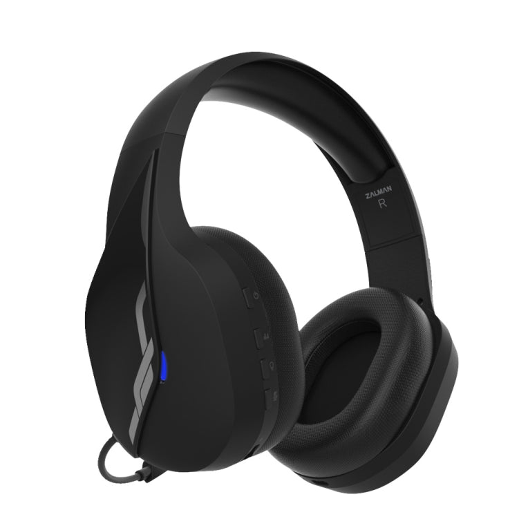 Auriculares de xogos sen fíos Zalman HPS700 negros