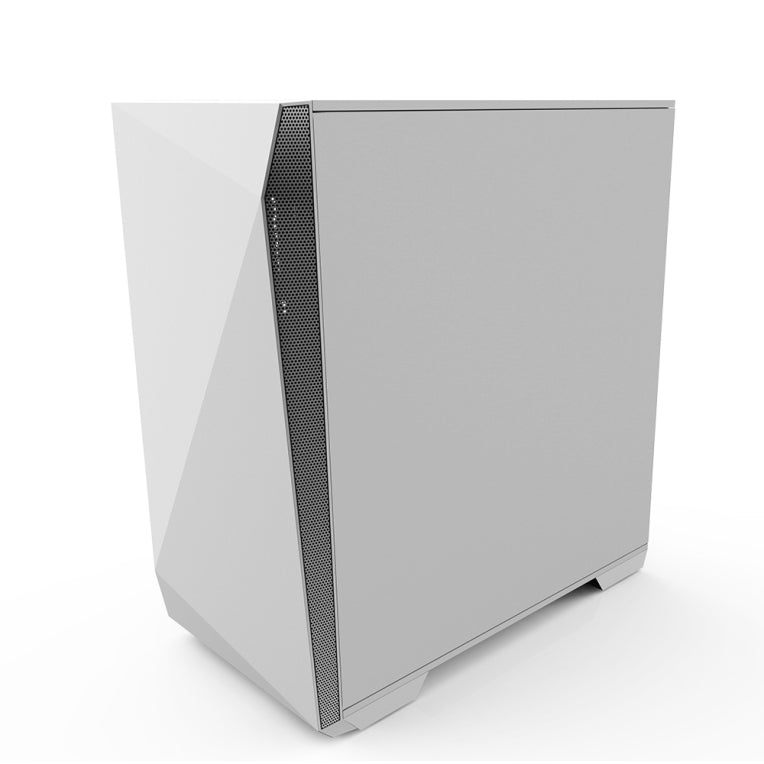 Zalman Z1 Iceberg White - mATX Mid Tower PC Case/Pre-installed fan 2 x 120mm in Mini Tower Blanco