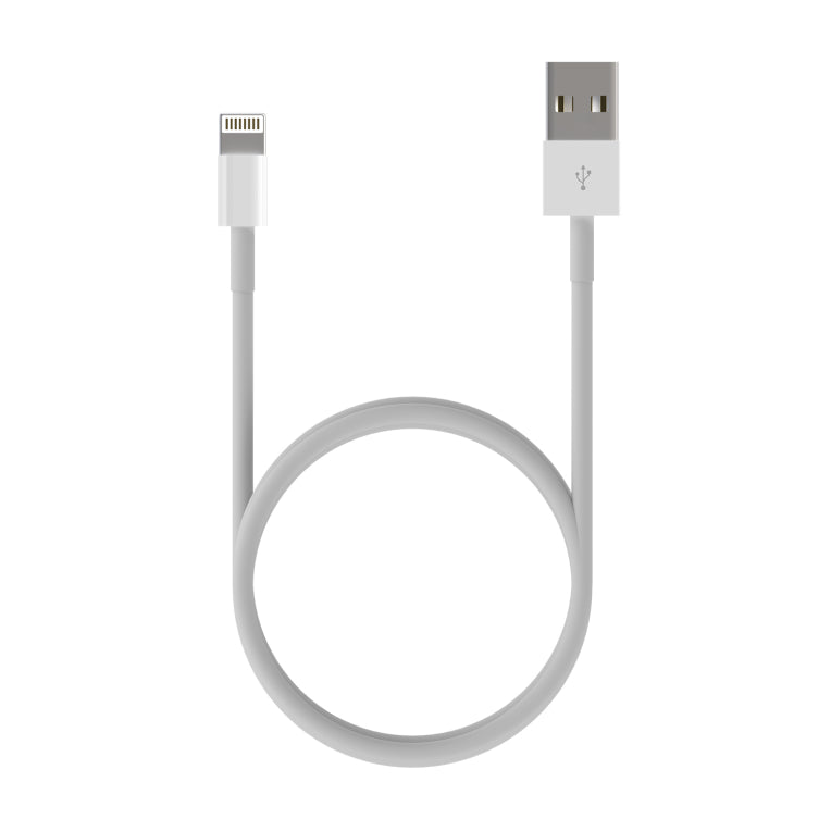 AISENS Cable Lightning A USB 2.0. Lightning/M-USB A/M. Blanco. 0.5 m