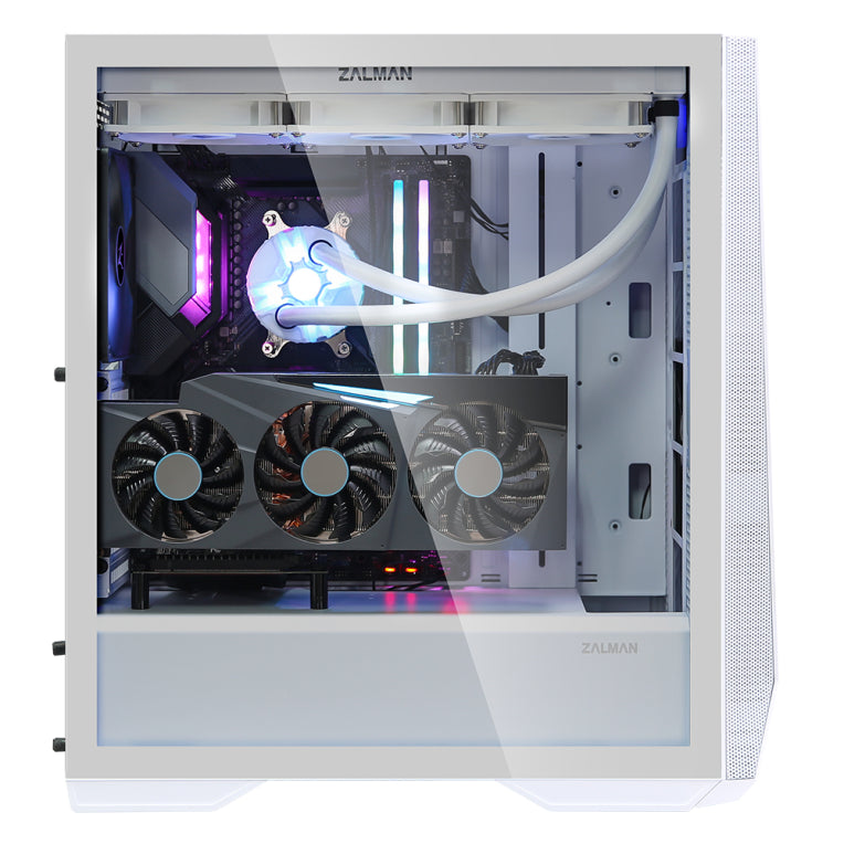 Zalman Z9 Iceberg ATX Mid Tower PC Case. White fan Midi Tower Blanco