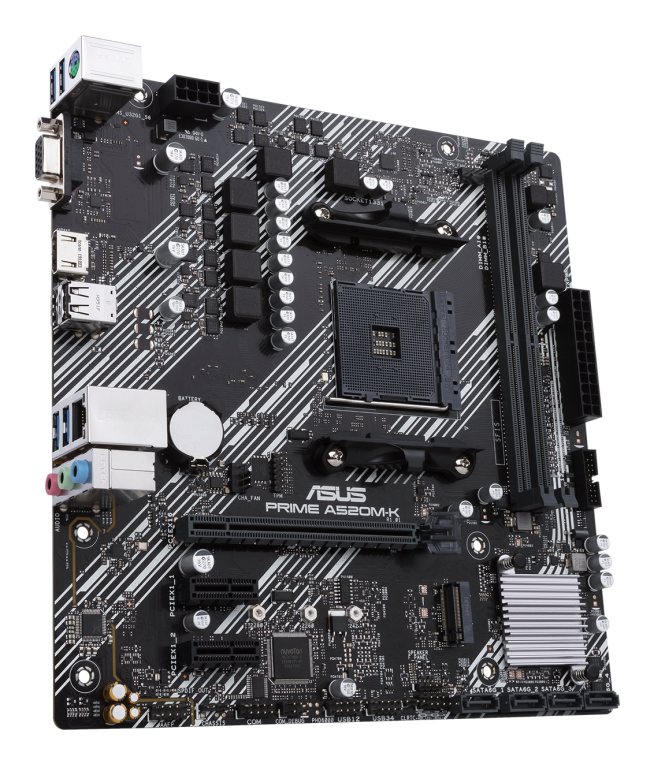 ASUS PRIME A520M-K AMD A520 Zócalo AM4 micro ATX - detalle