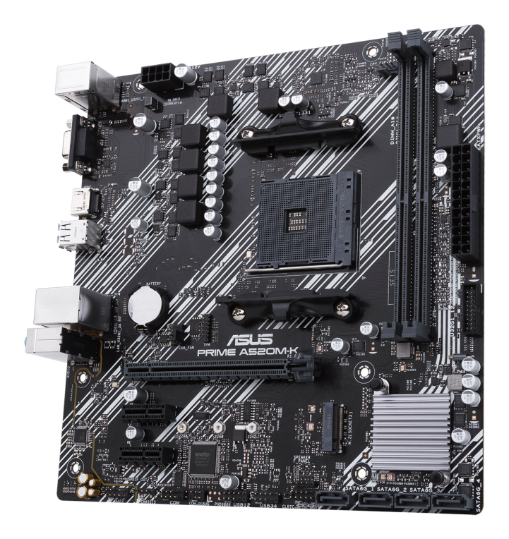 ASUS PRIME A520M-K AMD A520 Zócalo AM4 micro ATX - detalle